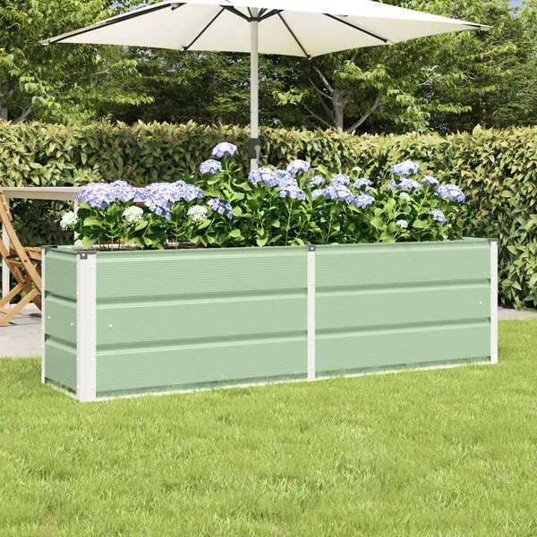 Jardinière Vert 160 x 40 x 45 cm Acier