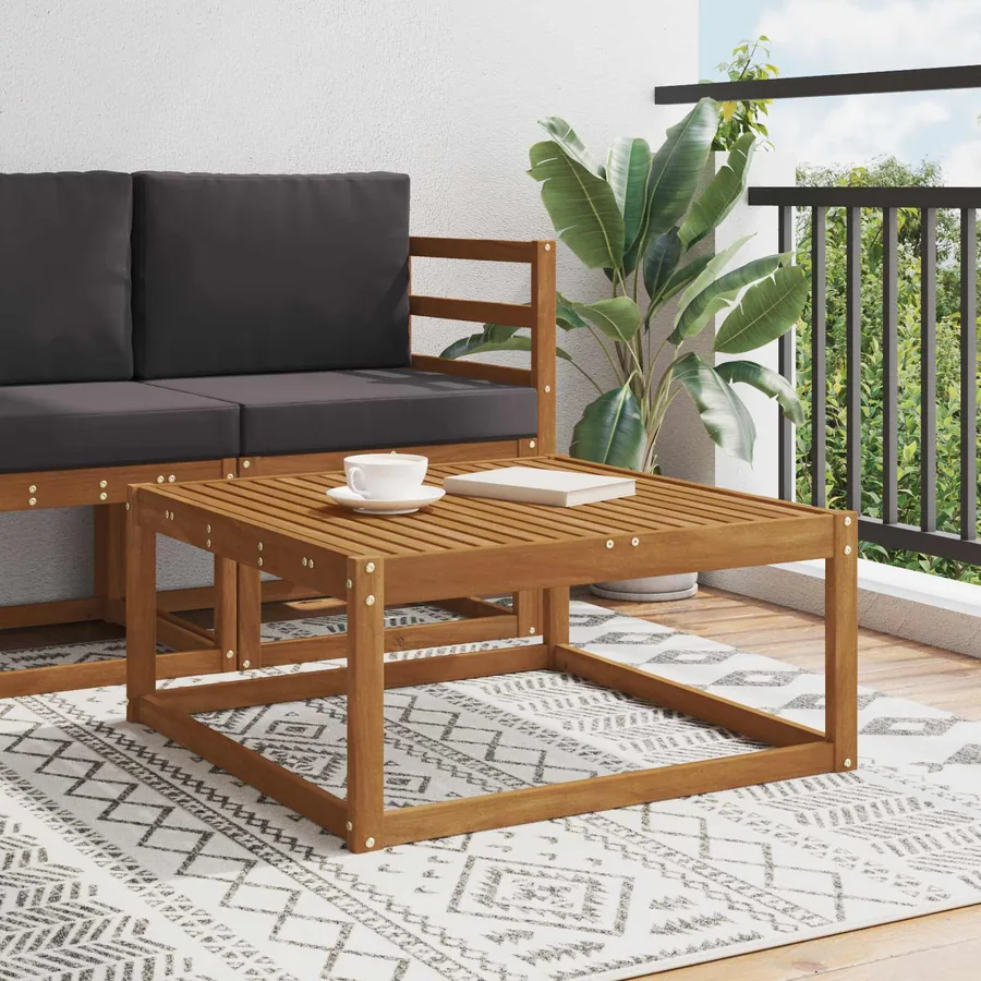 Table de jardin Naturel 79 x 79 x 37 cm
