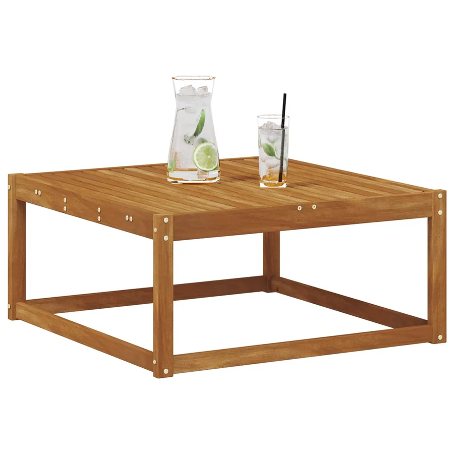 Table de jardin Naturel 79 x 79 x 37 cm - 3