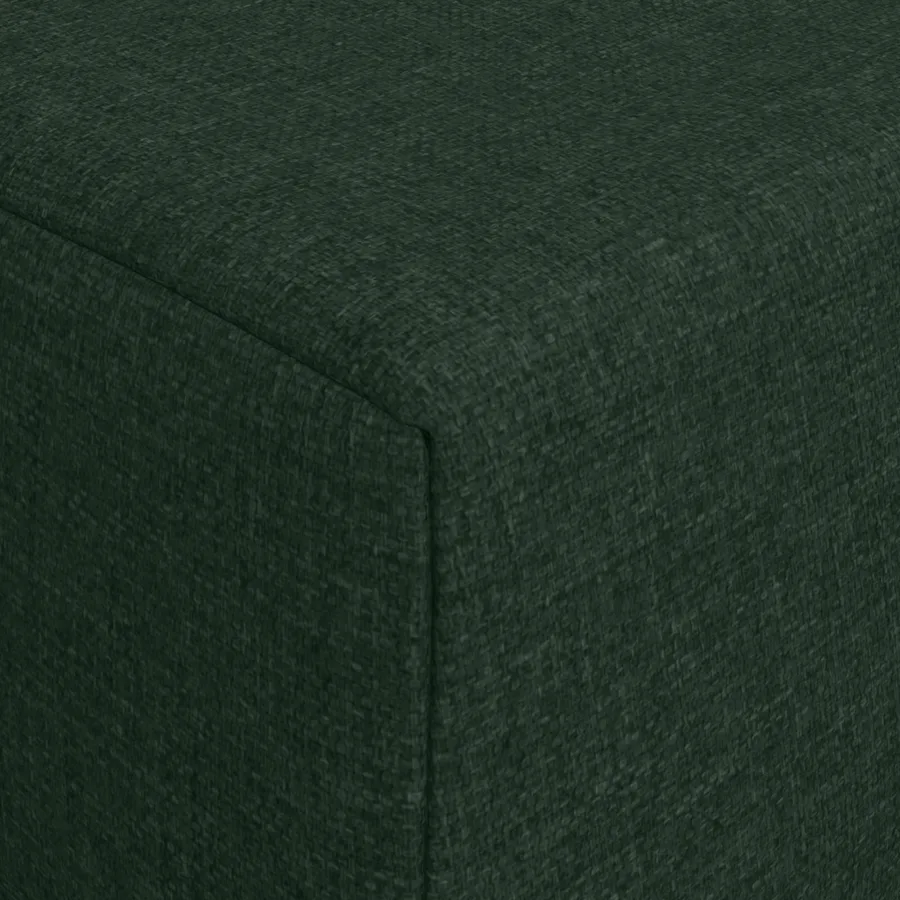 Canapé-lit pliable Vert foncé 200 x 70 x 10 cm Tissu - 6