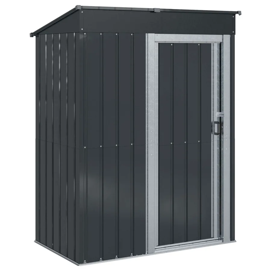 Cabanons de jardin Anthracite 137 x 81 x 180 cm Métал - 2