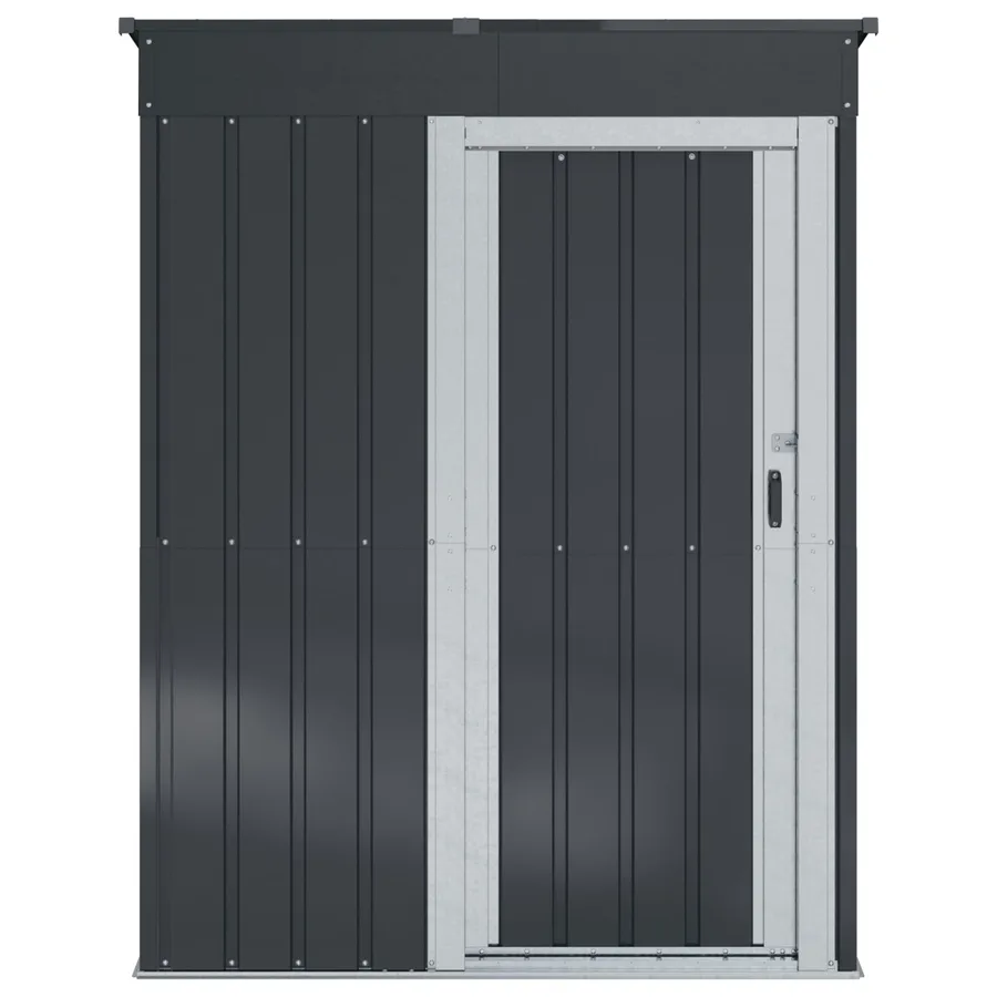 Cabanons de jardin Anthracite 137 x 81 x 180 cm Métал - 6