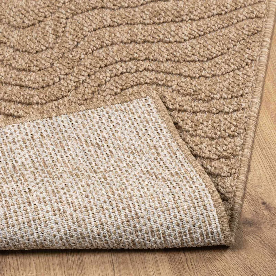 Tapis de surface Moiré AGIRA Naturel 200 x 80 cm Polyester - 4