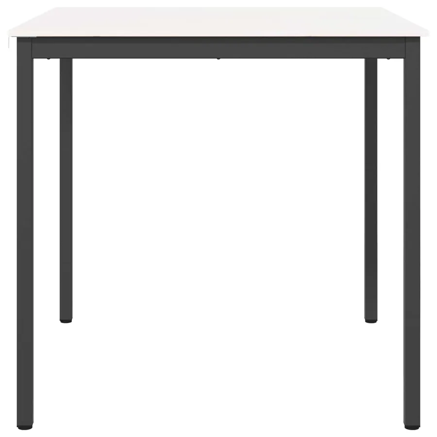 Table de bar Blanc 110 x 110 x 105 cm Bois de pin massif - 6