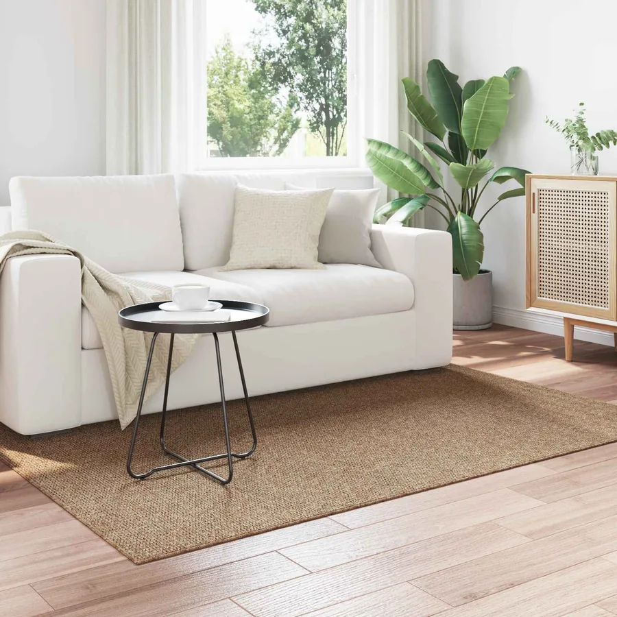 Tapis de surface AGIRA Naturel 170 x 120 cm Polyester