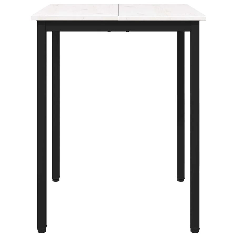 Table de salle à manger / Table de repas Blanc 60 x 60 x 75 cm - 5