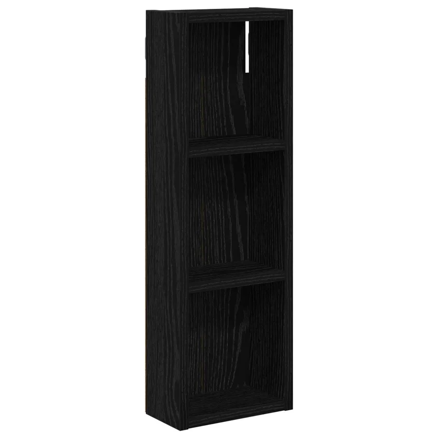 Armoire murale de salle de bain Chêne Noir 20 x 10 x 60,5 cm - 2