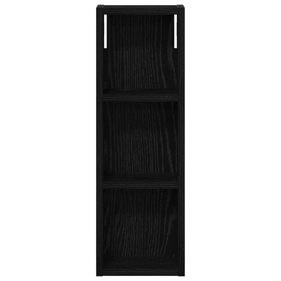 Armoire murale de salle de bain Chêne Noir 20 x 10 x 60,5 cm - 6