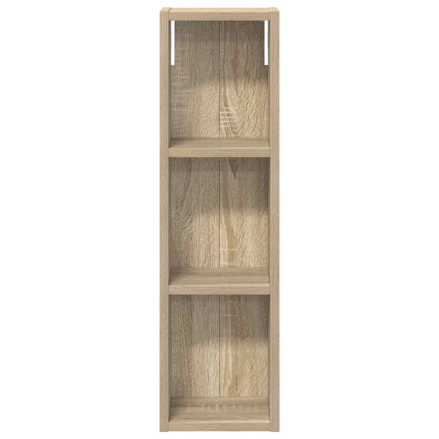 Armoire murale de salle de bain Chêne Sonoma 20 x 14 x 70 cm - 6