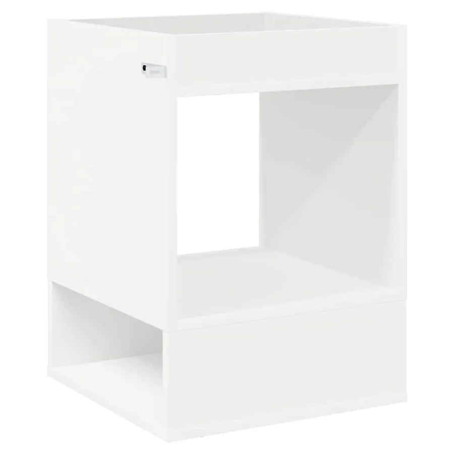 Table d'appoint Blanc 40 x 40 x 56 cm Bois d'ingénierie - 7