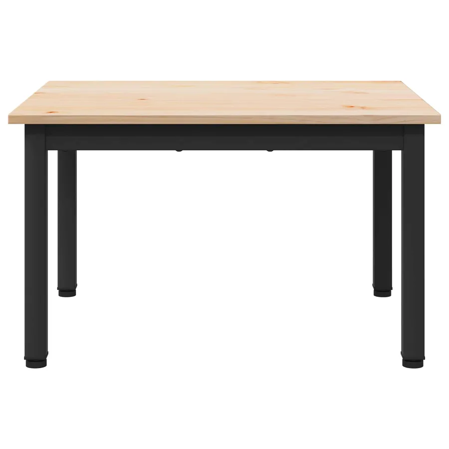Table basse Naturel 60 x 50 x 36 cm Bois de pin massif - 5