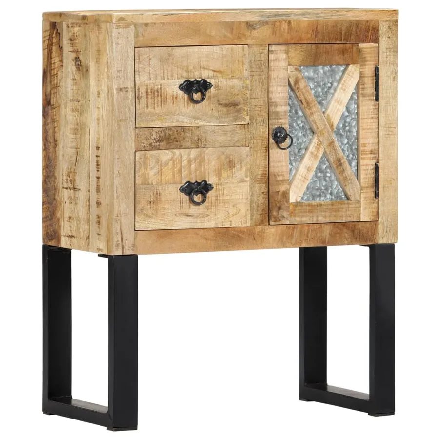 Buffet 60x30x76 cm Bois de manguier massif - 14