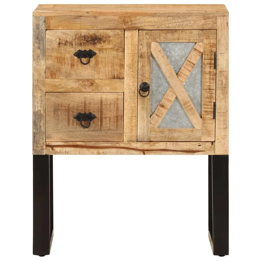 Buffet 60x30x76 cm Bois de manguier massif - 3
