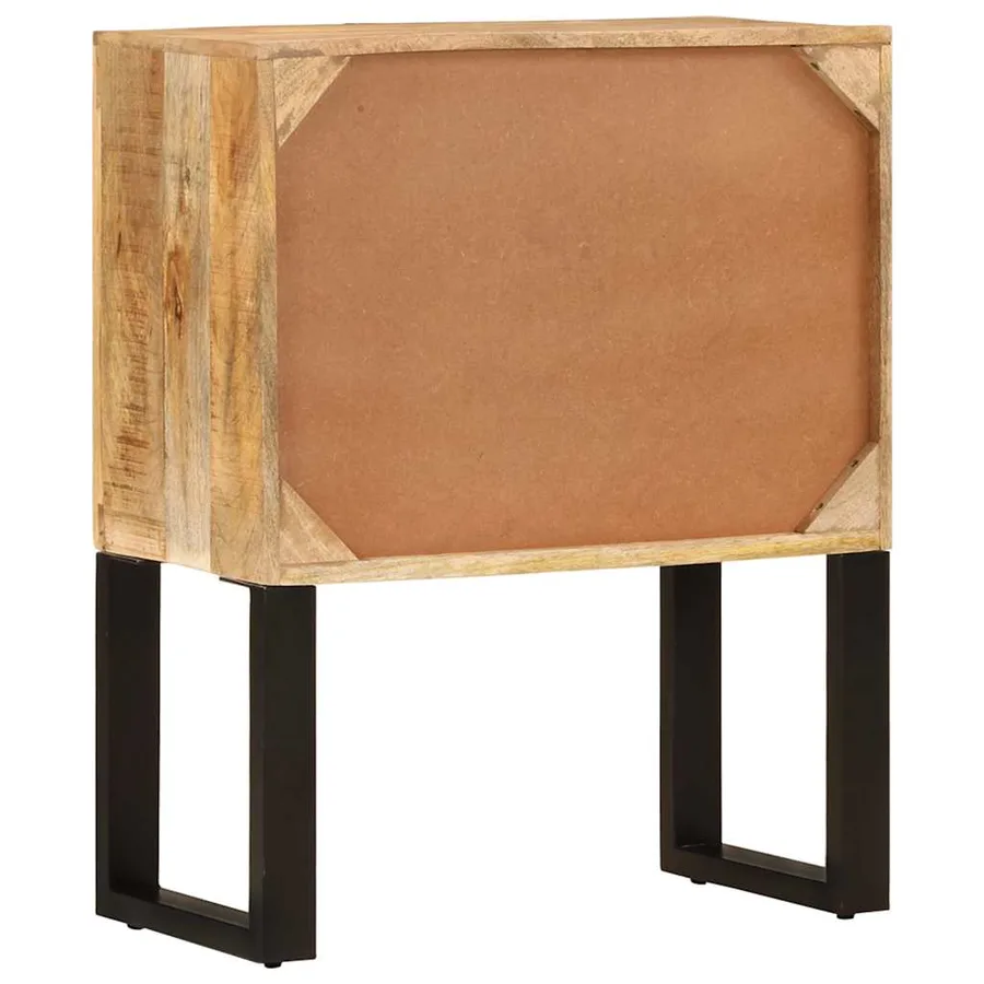 Buffet 60x30x76 cm Bois de manguier massif - 5