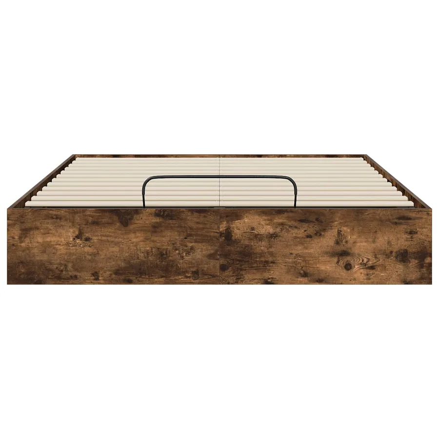 Cadre de lit ottoman avec stockage Chêne Fumé 193 x 135 x 25 cm - 5