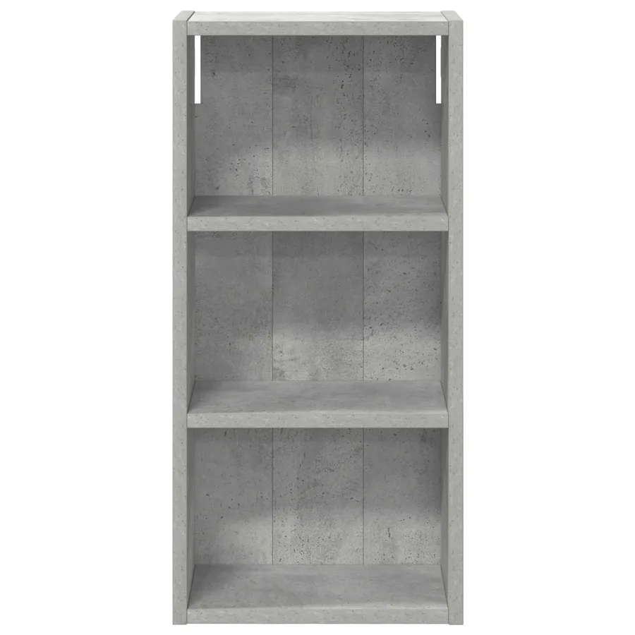 Armoire murale de salle de bain Gris Béton 30 x 16 x 62,5 cm - 6