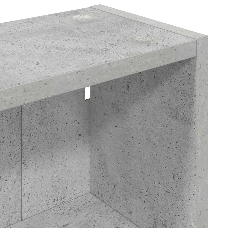 Armoire murale de salle de bain Gris Béton 30 x 16 x 62,5 cm - 9