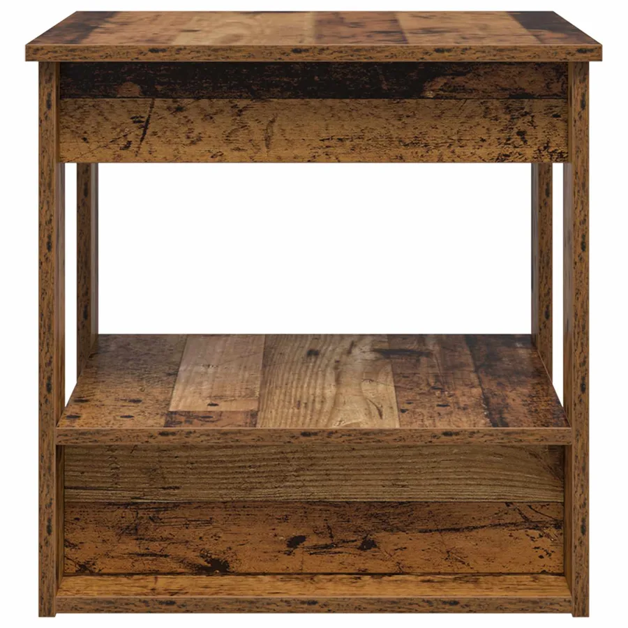 Table basse Bois ancien 51 x 50 x 50 cm Bois d'ingénierie - 6
