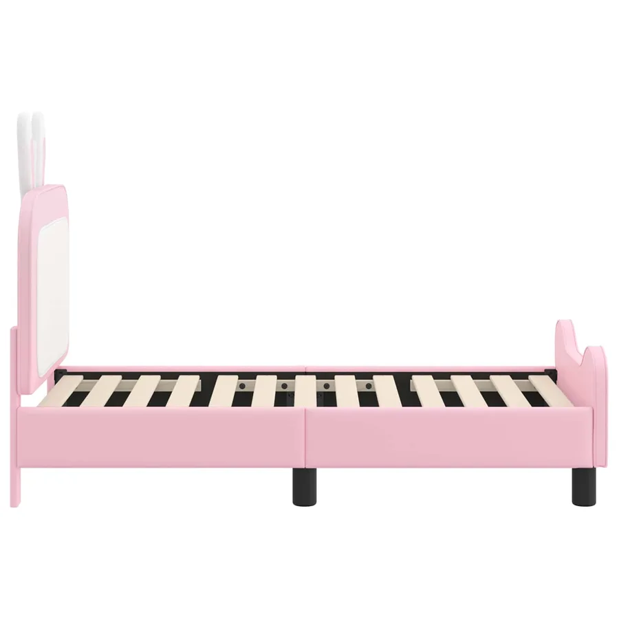 Cadre de lit pour tout-petit avec tête de lit Rose 70 x 140 cm - 6