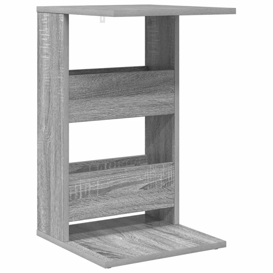 Table d'appoint Gris Sonoma 40 x 35 x 60,5 cm Bois d'ingénierie - 2