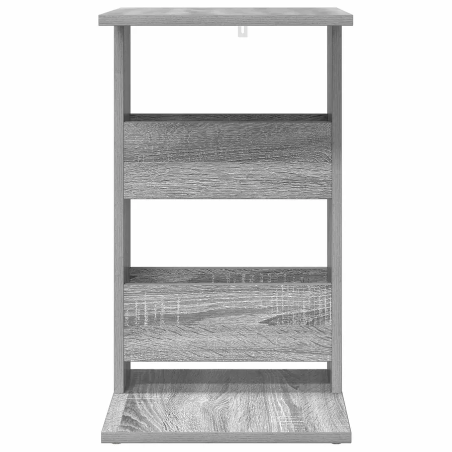 Table d'appoint Gris Sonoma 40 x 35 x 60,5 cm Bois d'ingénierie - 5