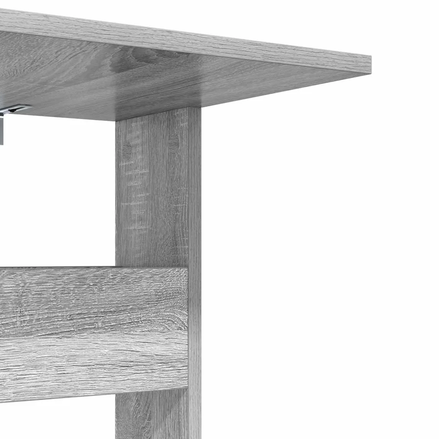 Table d'appoint Gris Sonoma 40 x 35 x 60,5 cm Bois d'ingénierie - 9