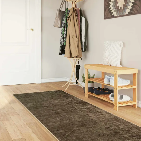 Coureur de Tapis MARSA Vert forêt 80 x 350 cm Polyester et PVC