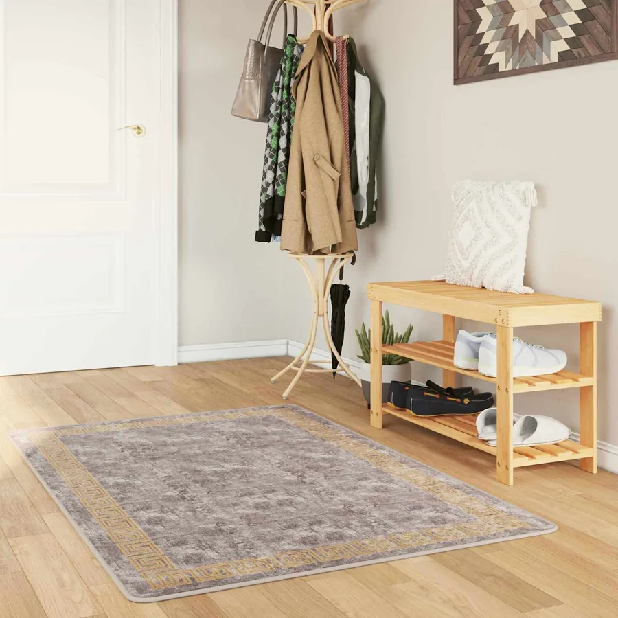 Coureur de Tapis MARSA Gris 80 x 200 cm Polyester et PVC