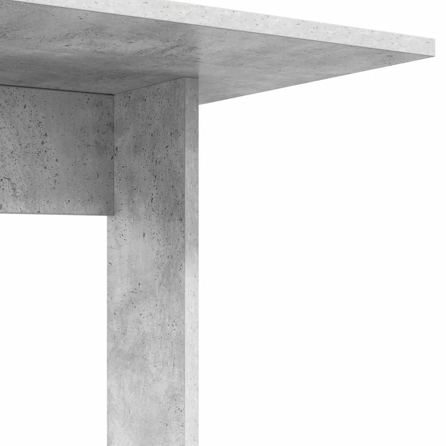 Table d'appoint Gris béton 45 x 40 x 62,5 cm Bois d'ingénierie - 9
