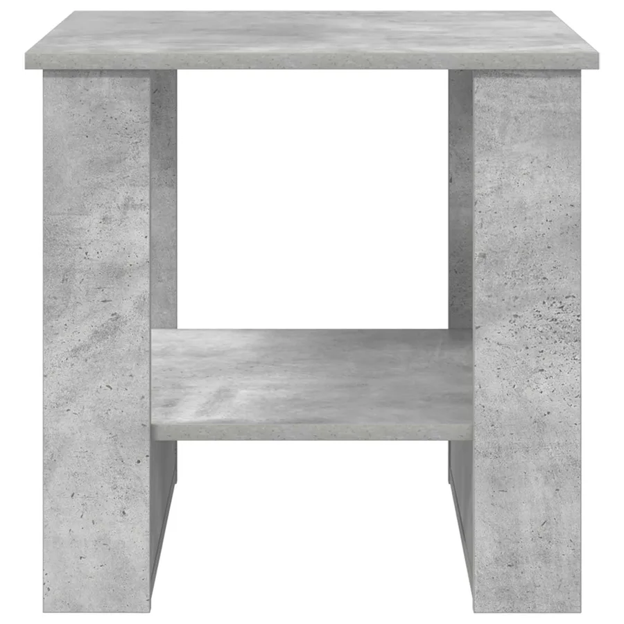 Table basse Gris béton 51 x 50 x 50 cm Bois d'ingénierie - 5