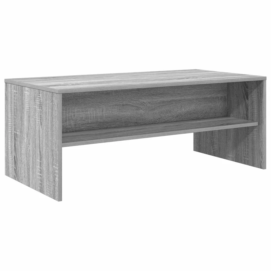 Table basse Gris Sonoma 100 x 50 x 40 cm Bois d'ingénierie - 2