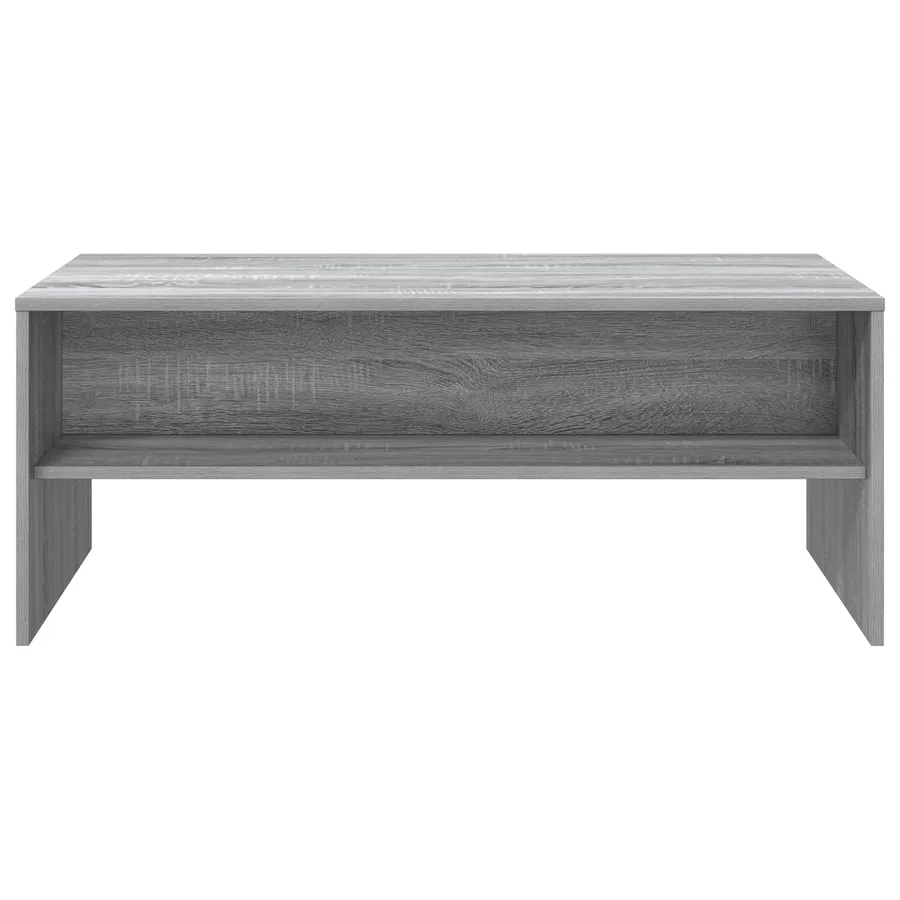 Table basse Gris Sonoma 100 x 50 x 40 cm Bois d'ingénierie - 5