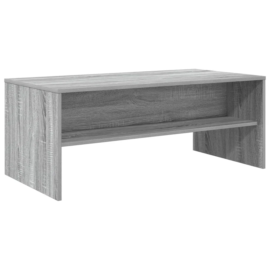 Table basse Gris Sonoma 100 x 50 x 40 cm Bois d'ingénierie - 7