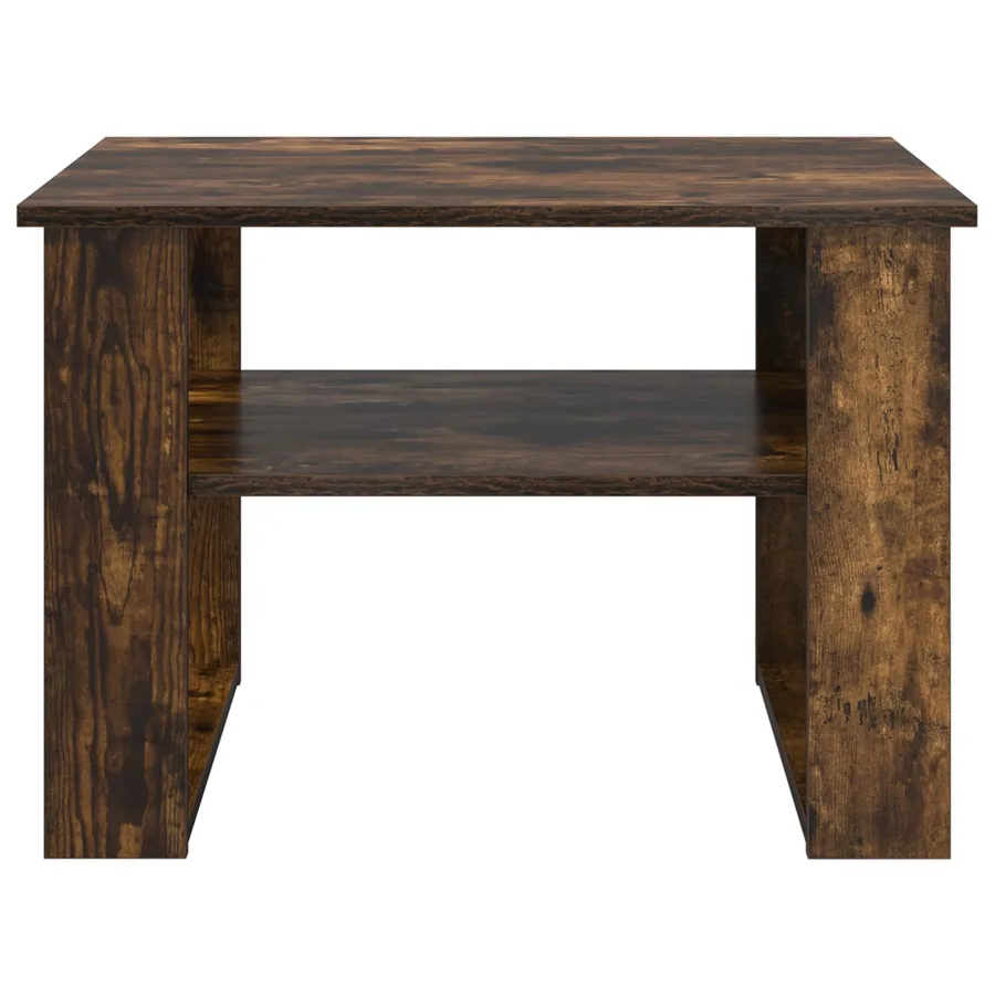 Table basse Chêne fumé 64 x 54 x 44 cm Bois d'ingénierie - 5
