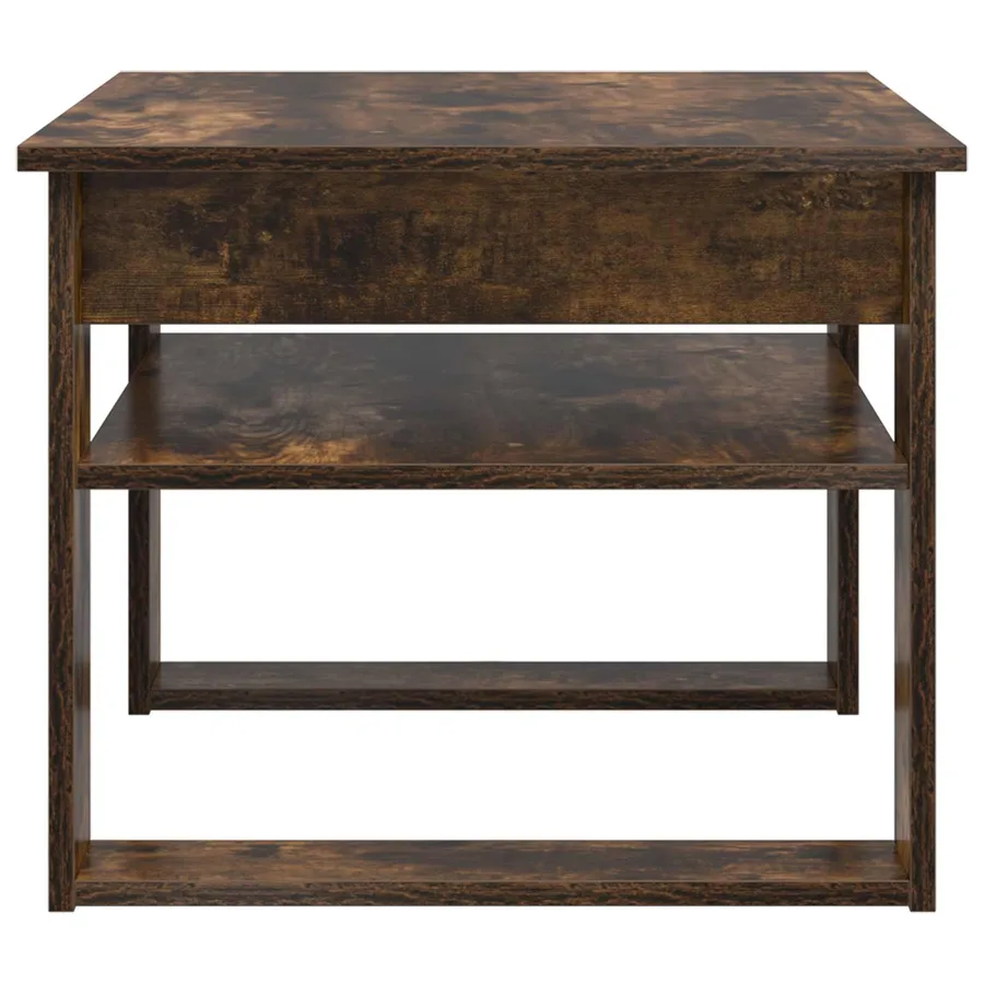 Table basse Chêne fumé 64 x 54 x 44 cm Bois d'ingénierie - 6