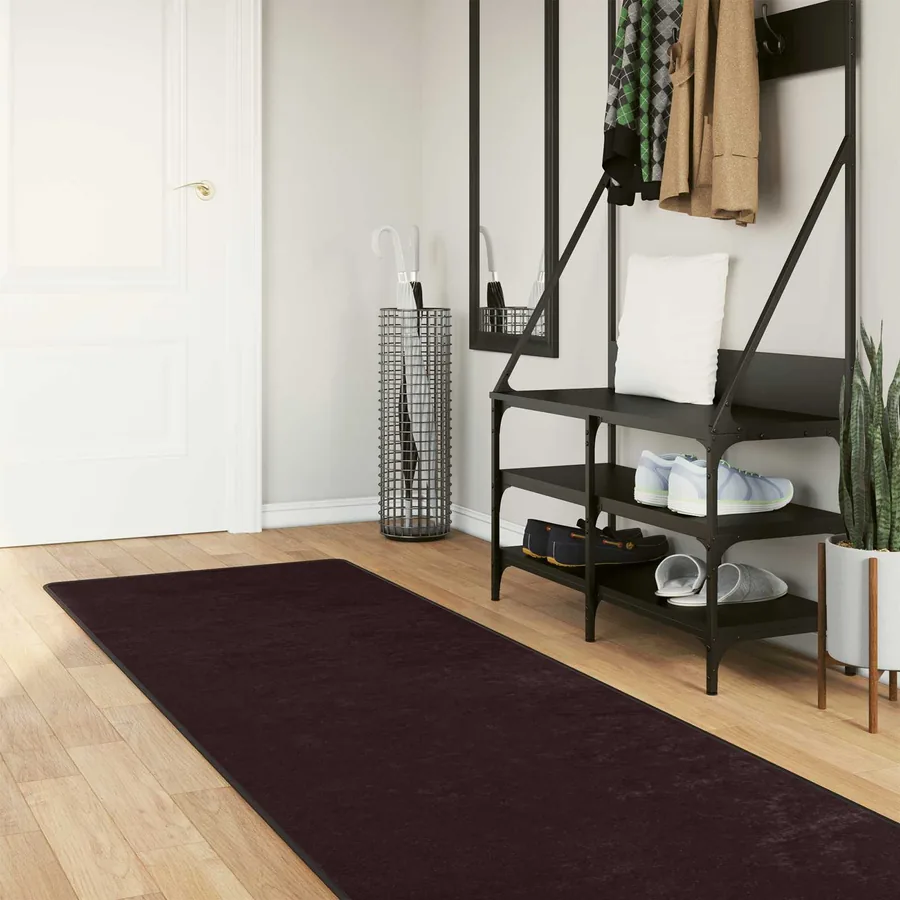 Coureur de Tapis MARSA Anthracite 80 x 450 cm Polyester et PVC
