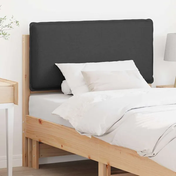 Tête de lit capitonnée Gris Naturel et Foncé 100 cm Pin massif