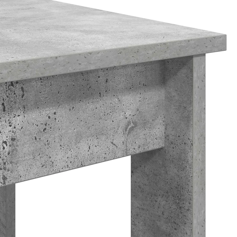 Ensemble de tables basses 2 pcs Gris béton Bois d'ingénierie - 11