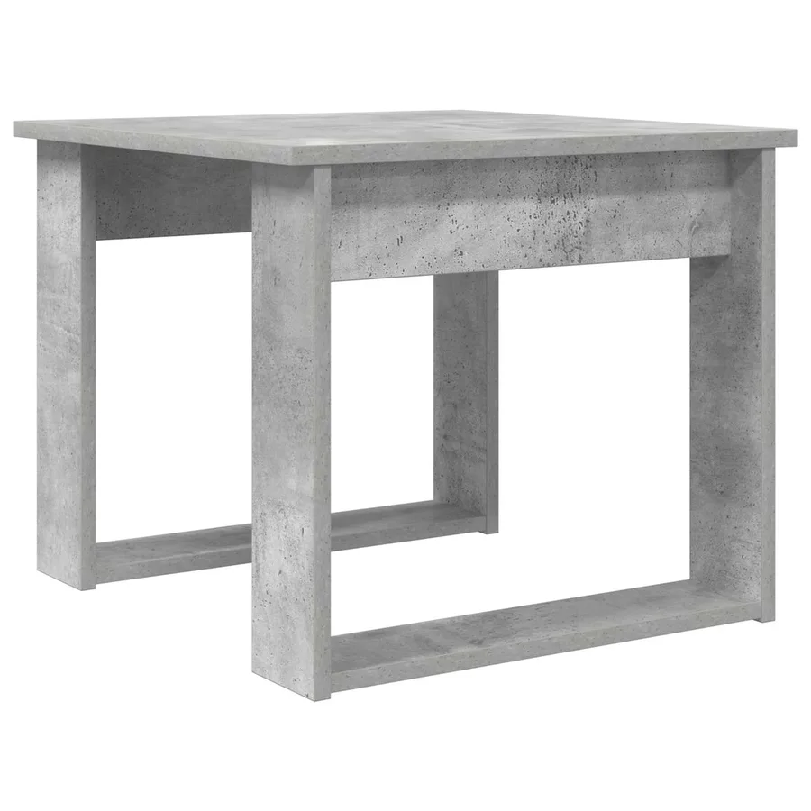 Ensemble de tables basses 2 pcs Gris béton Bois d'ingénierie - 6
