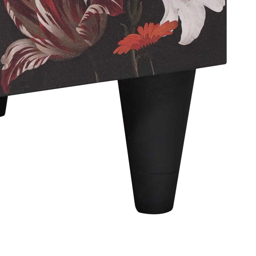 Table de chevet Marron 40 x 33,5 x 46 cm Bois de mangue massif - 8