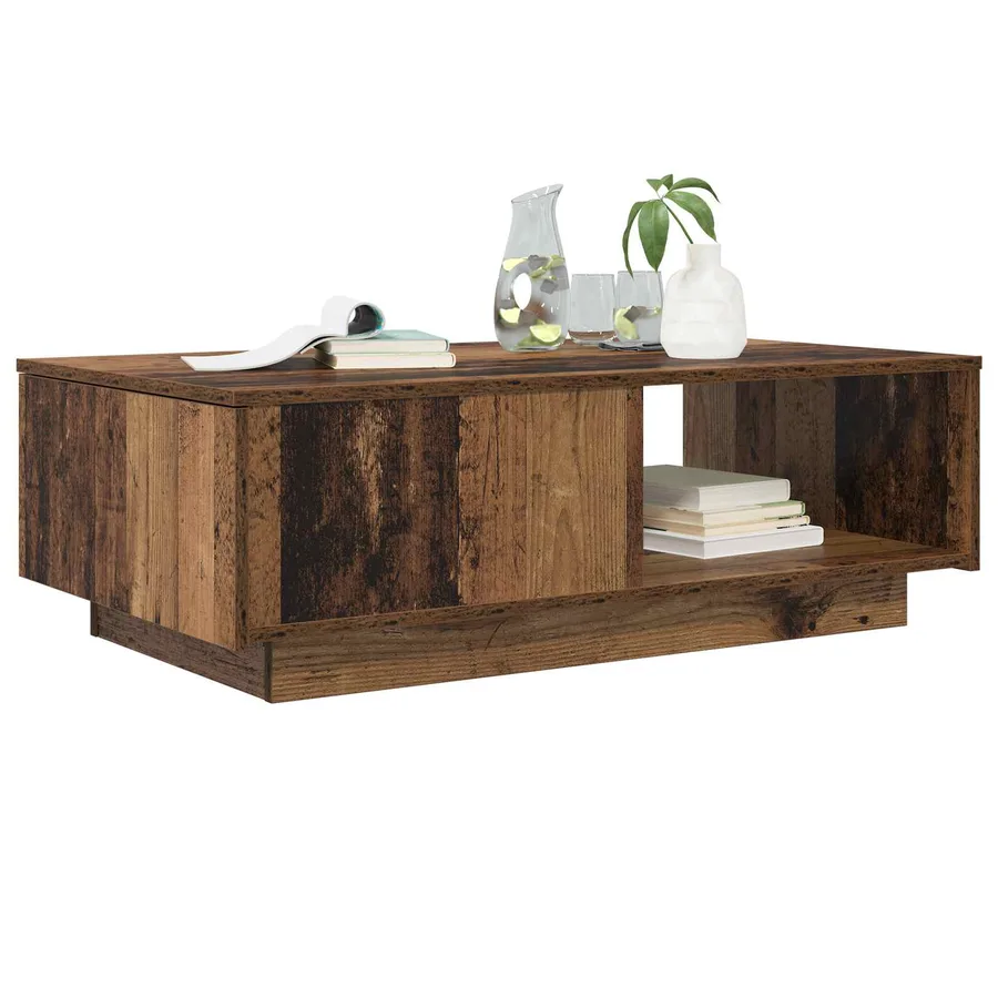 Table basse Bois ancien 95 x 55 x 31 cm Bois d'ingénierie - 3