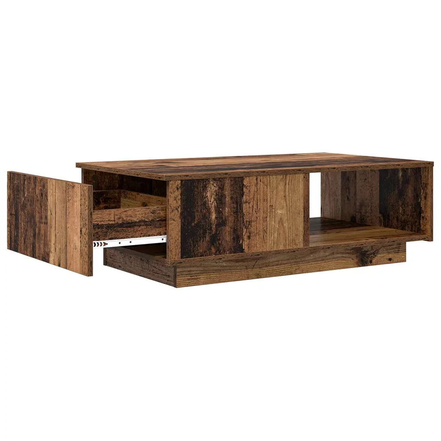 Table basse Bois ancien 95 x 55 x 31 cm Bois d'ingénierie - 5