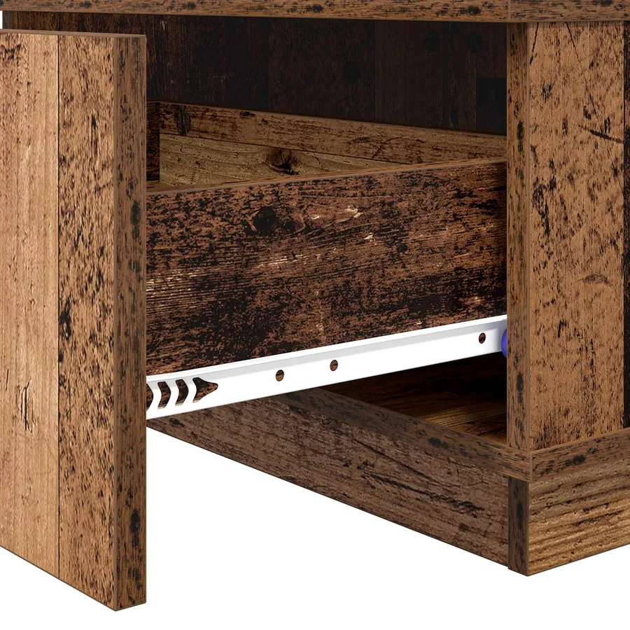 Table basse Bois ancien 95 x 55 x 31 cm Bois d'ingénierie - 9