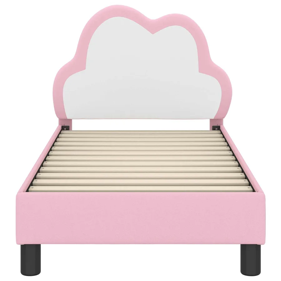 Cadre de lit pour tout-petit avec tête de lit Rose 70 x 140 cm - 5