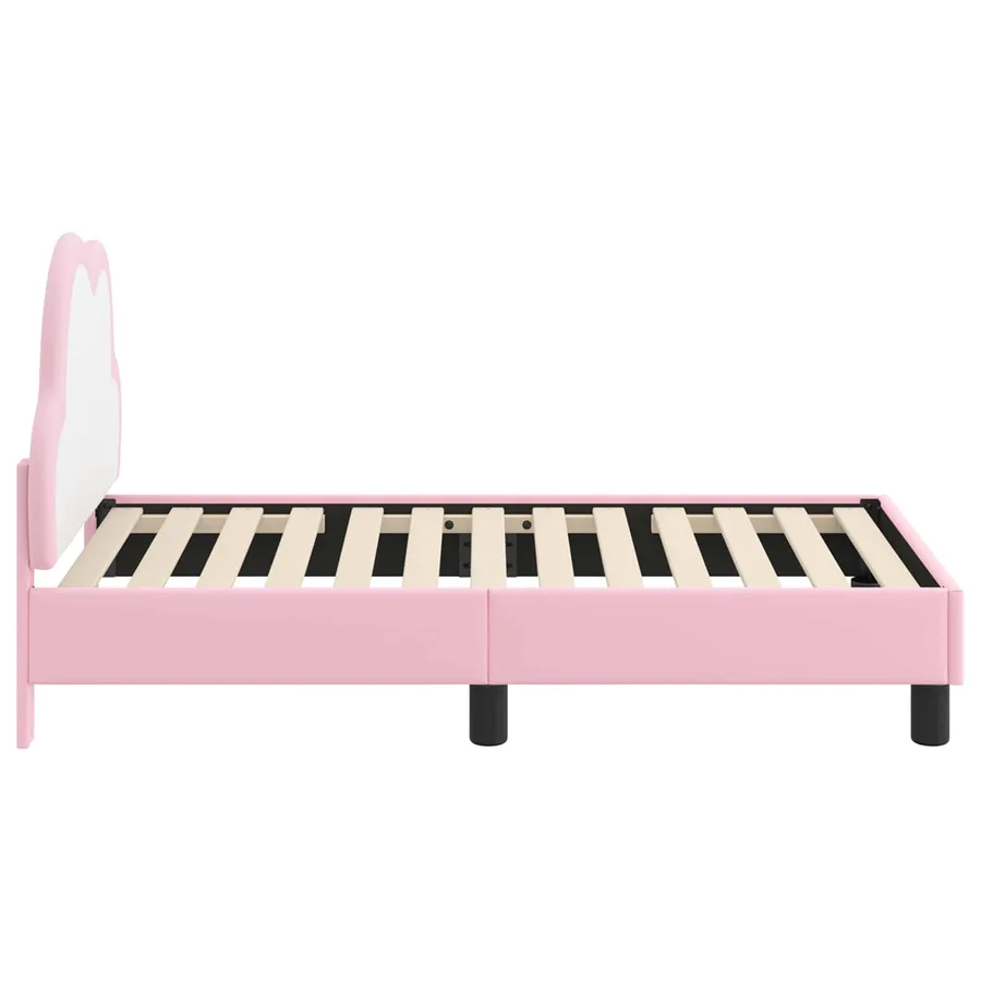 Cadre de lit pour tout-petit avec tête de lit Rose 70 x 140 cm - 6