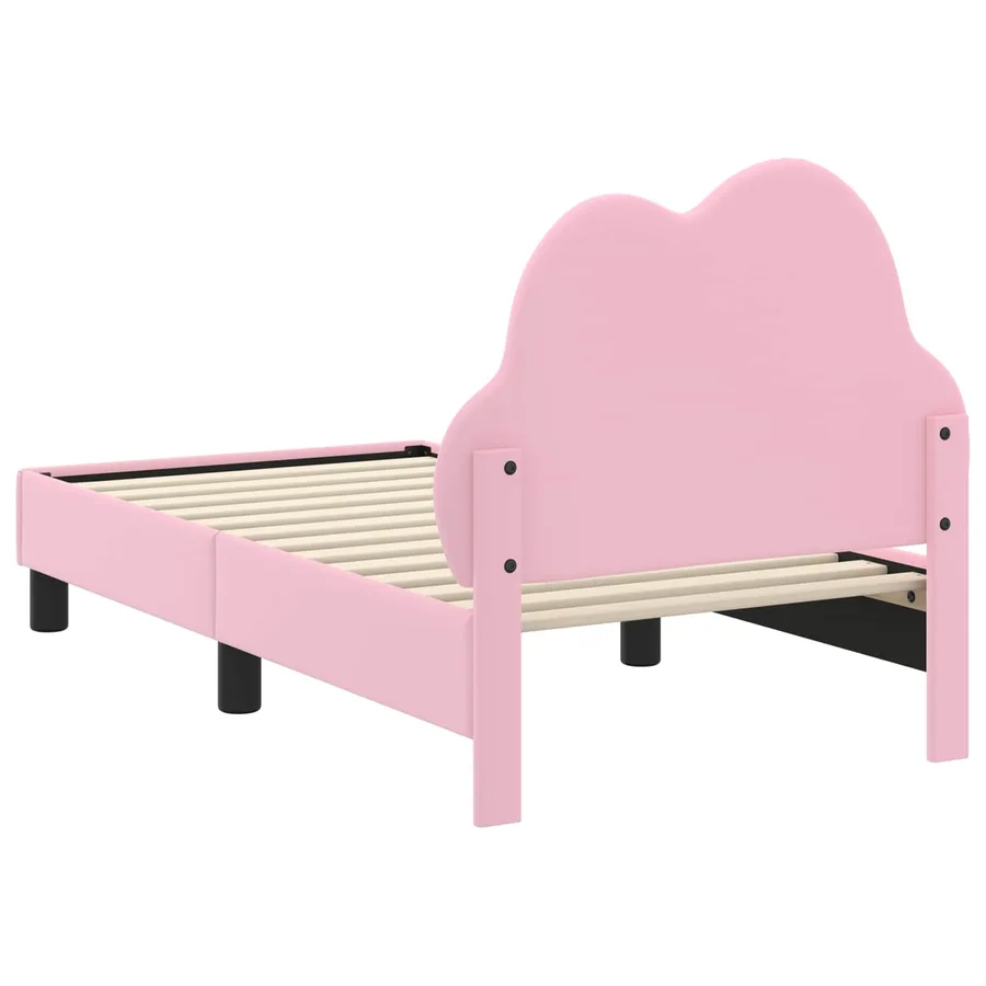 Cadre de lit pour tout-petit avec tête de lit Rose 70 x 140 cm - 7