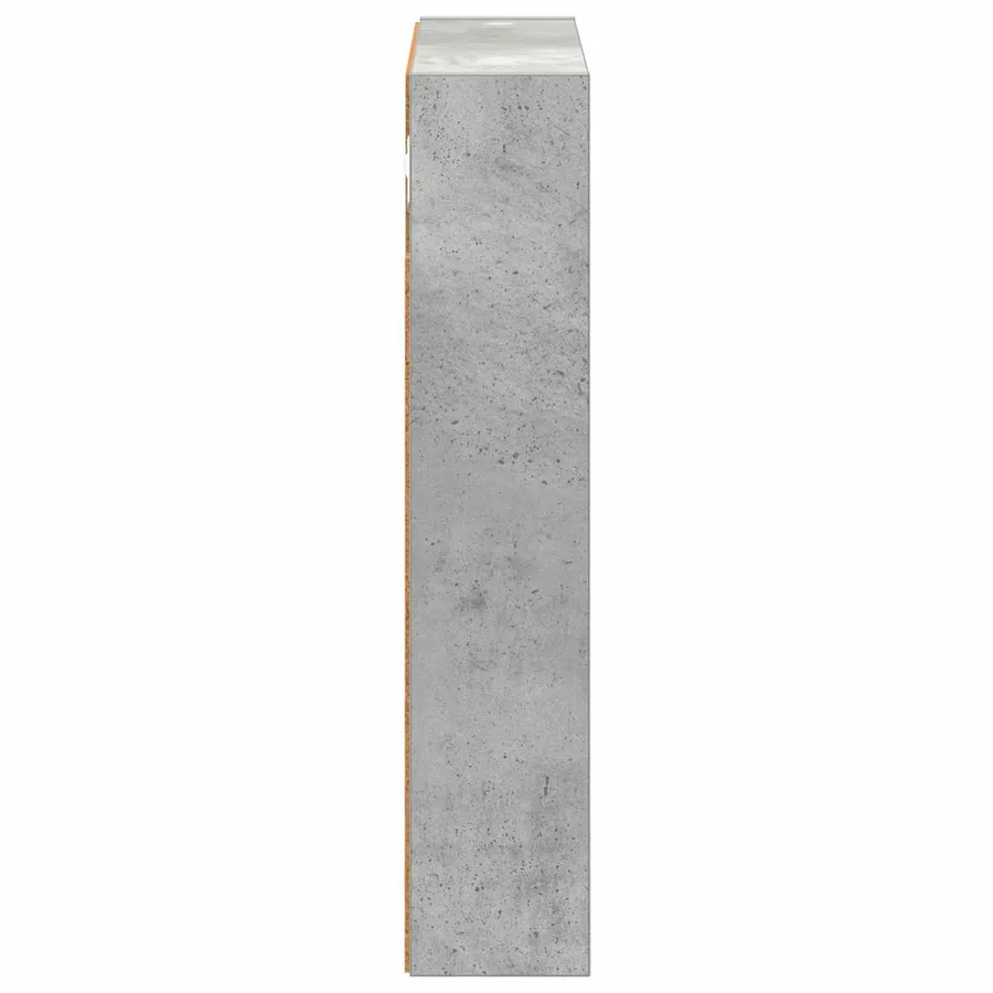 Armoire murale de salle de bain Gris Béton 40 x 10 x 50 cm - 7