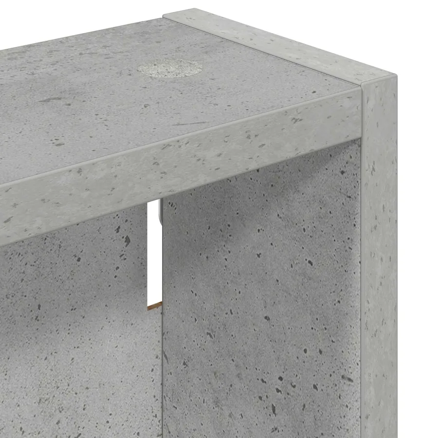 Armoire murale de salle de bain Gris Béton 40 x 10 x 50 cm - 9