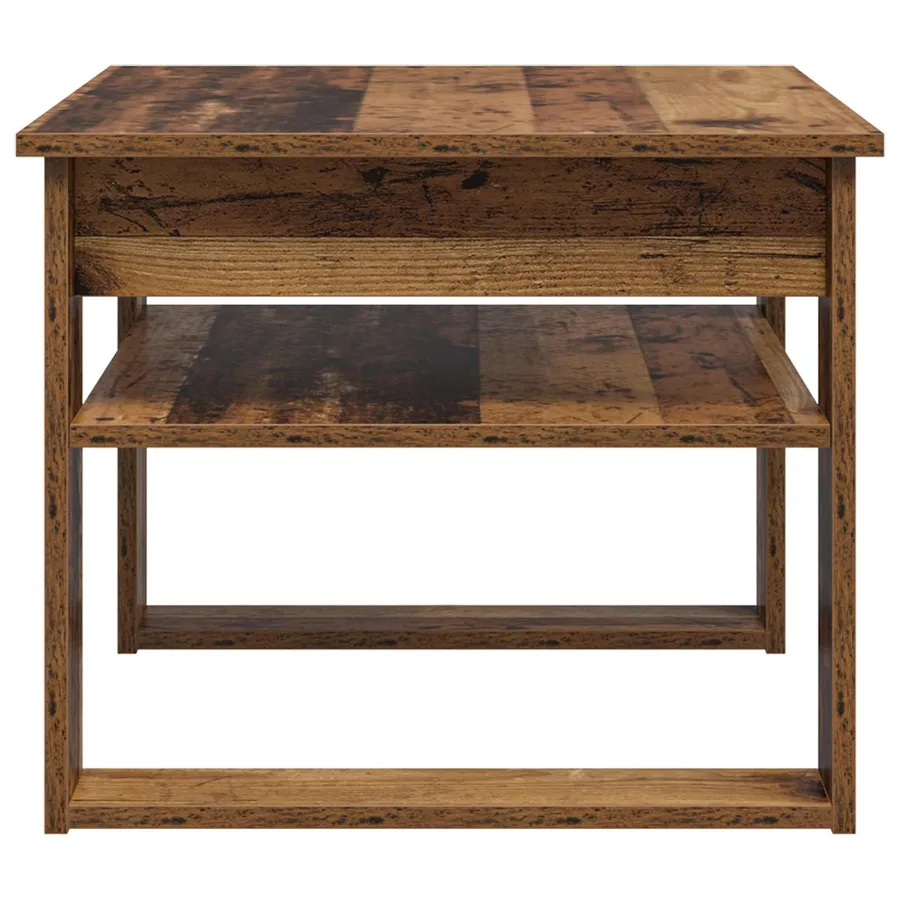 Table basse Bois ancien 64 x 54 x 44 cm Bois d'ingénierie - 6