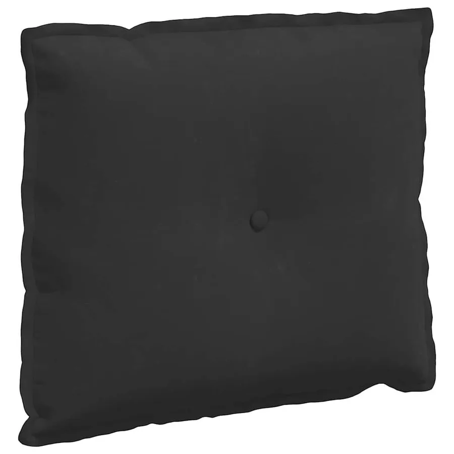 Coussin de Dos Noir 60 x 50 cm Tissu en microfibre - 2